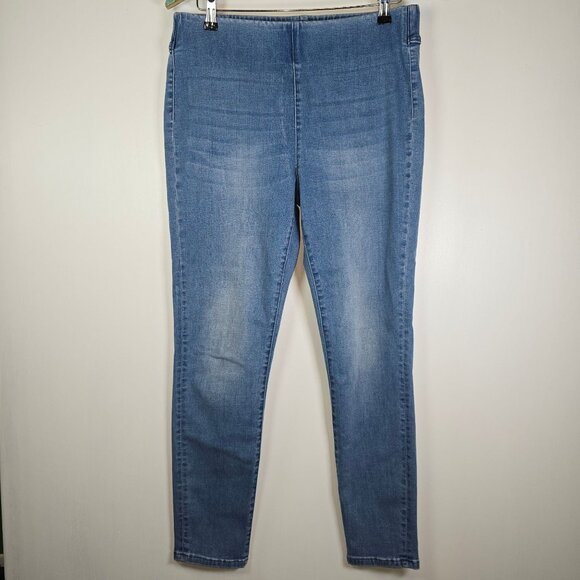 Soft Surroundings Supremely Soft Pull-On Skinny High Rise Jeggings, M, EUC - Picture 2 of 8